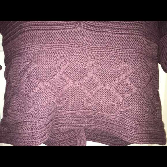 💜HOST PICK💜Big Collar Purple Cardigan - Picture 4 of 7